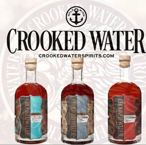 Crooked Water Spirits Vodka Gin Bourbon Brandy